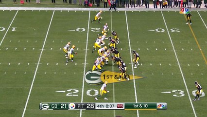 Hundley throws quick strike to Richard Rodgers for 25-yard gain