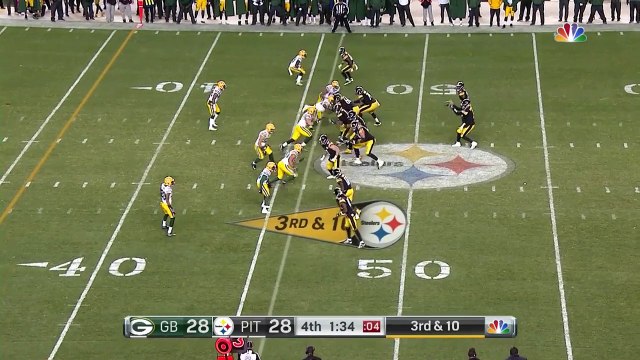 Damarious Randall comes up with huge pass break up on third down, forcing punt