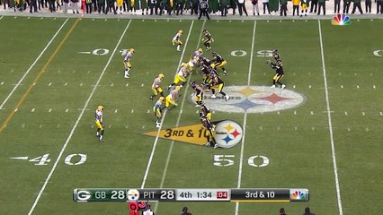 Damarious Randall comes up with huge pass break up on third down, forcing punt