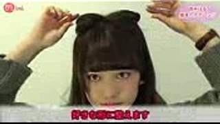 猫耳ヘアアレンジ 森みはる編-How to hair arrange-♡mimiTV♡