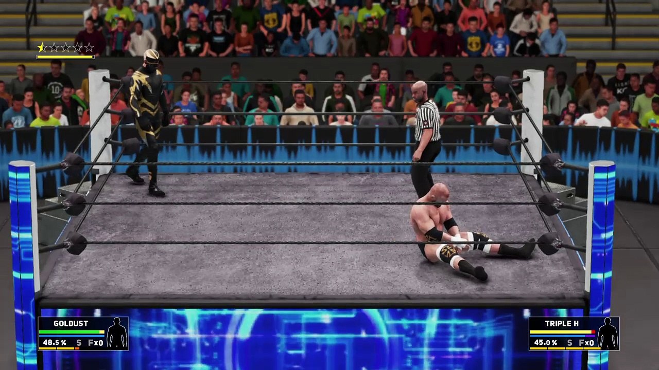 WWE 2K18 goldust v triple h