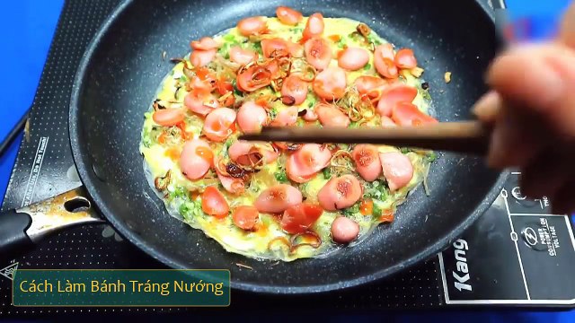 Cách làm bánh tráng nướng vô cùng thơm ngon