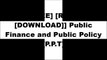 [iAecs.[F.R.E.E D.O.W.N.L.O.A.D]] Public Finance and Public Policy by Jonathan Gruber DOC