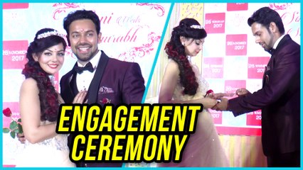 Saurabh Pandey And Zara Barring ENGAGEMENT CEREMONY | TellyMasala