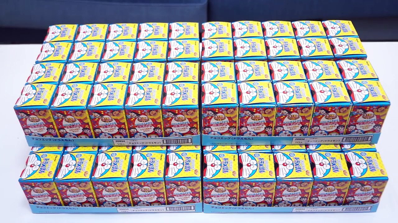 チョコエッグ ドラえもん100個買えばシークレット当たるはず！-KyTFCGyK5nE