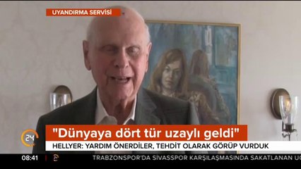 "Dünyaya dört tür uzaylı geldi"