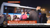 Kafileyi Bülent Turan karşıladı