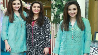 Sana Javed in Shaista Lodhi’s Morning Show