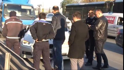 Seyir Halinde Giden Bir Araca Silahlı Saldırı