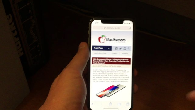 PSA Theres a much more fun way to invoke Reachability on iPhone X video