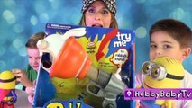 RABBIDS SUPERMAN MINION BLASTER! Nickelodeon Toy Review   Play HobbyKids on HobbyBabyTV-ZqXgJ8SVaAk