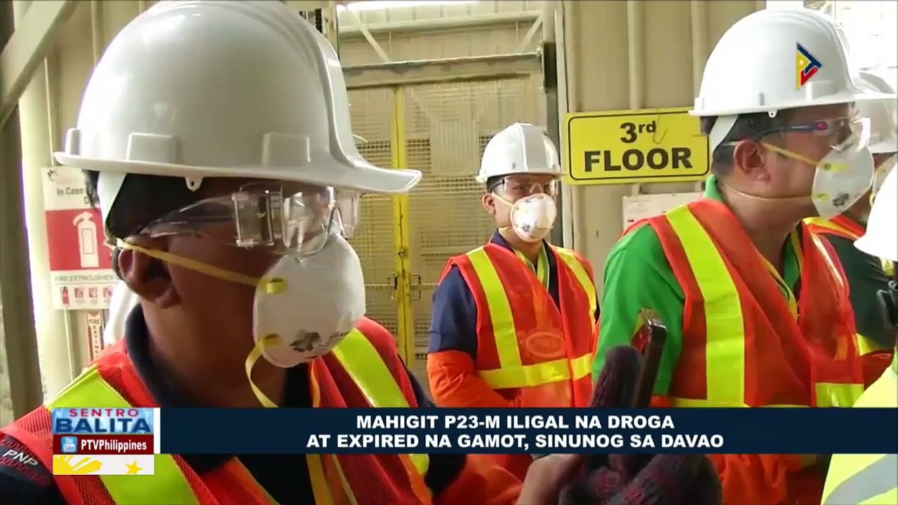 Mahigit P23-M iligal na droga ate xpired na gamot, sinunog sa Davao City