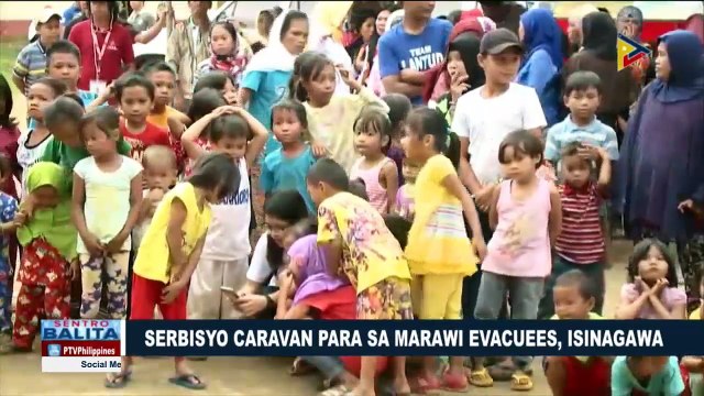 Serbisyo caravan para sa Marawi evacuees, isinagawa