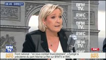 Marine Le Pen pointe du doigt 