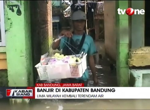 Ribuan Rumah di Bandung Selatan Terendam Banjir Satu Meter