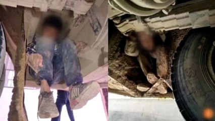 中 어린이들, 부모 찾아 버스에 매달려 80㎞ 달려 / YTN