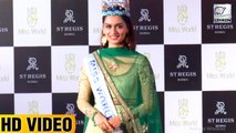 Miss World 2017 Manushi Chhillar Press Conference FULL VIDEO