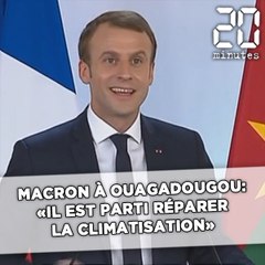 Macron à Ouagadougou: «Il est parti réparer la clim»