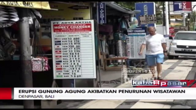Wisatawan di Bali Menurun Akibat Erupsi Gunung Agung