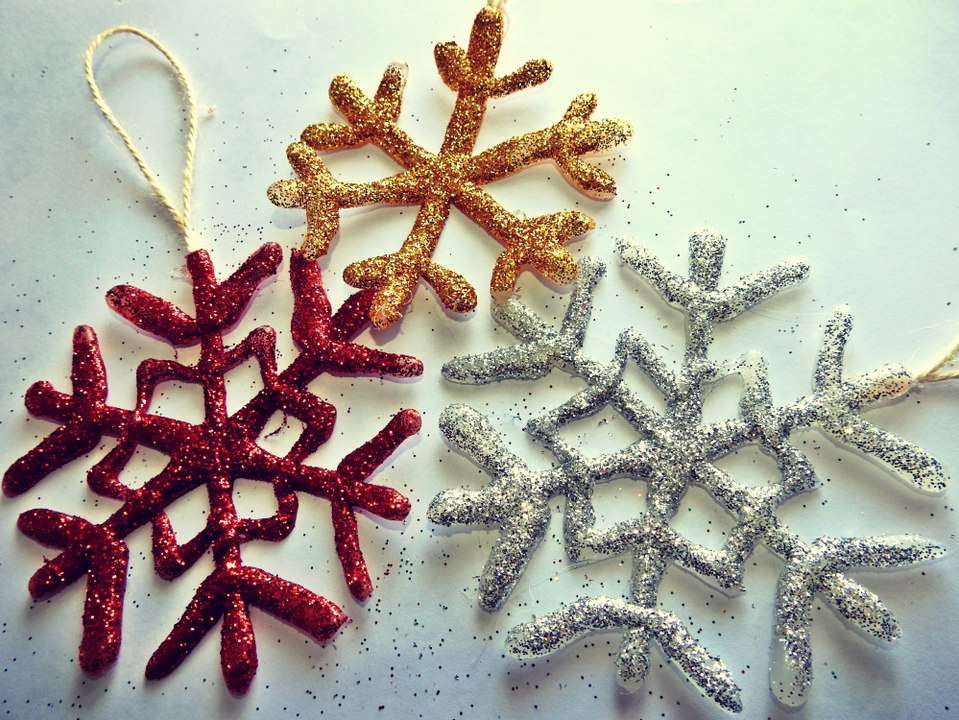 Cómo hacer copos d nieves - DIY