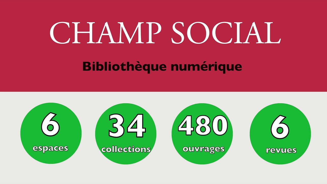 Bibliothèque numérique de Champ social éditions