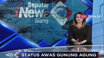 Gunung Agung Masih Keluarkan Asap