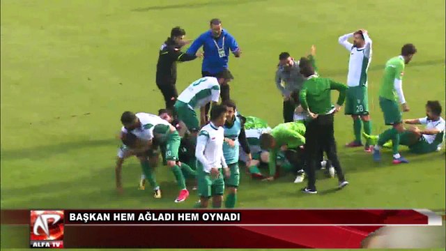 Başkan Hem Ağladı Hem Oynadı