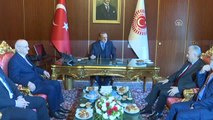 Cumhurbaşkanı Erdoğan, TBMM Başkanı Kahraman'ı Ziyaret Etti