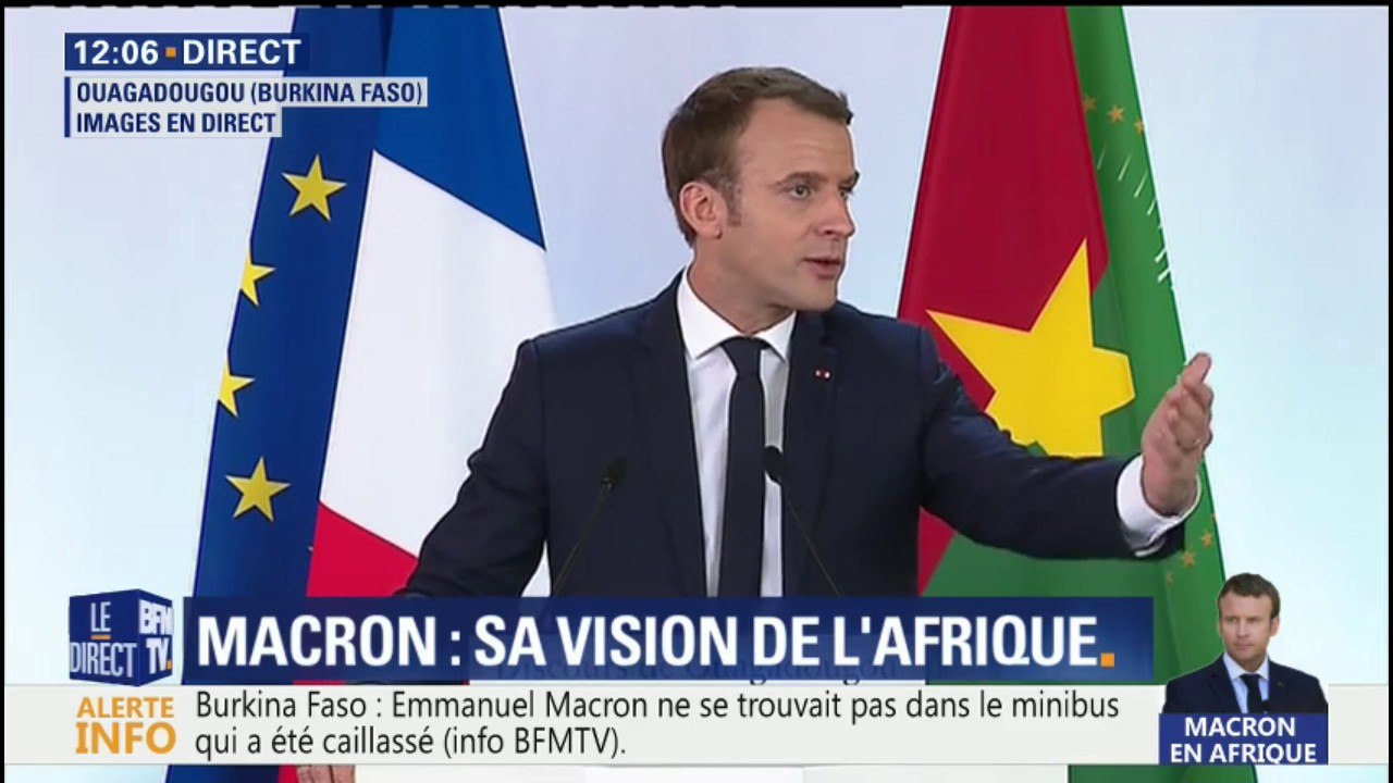 "Il n’y a plus de politique africaine de la France", déclare Macron au Burkina Faso