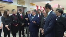 Bakan Yılmaz ve Cumhurbaşkanlığı Sözcüsü Kalın, Ankara Güzel Sanatlar Lisesi'ni Ziyaret Etti (1)