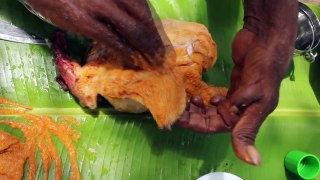 My daddy prepare and eat a entire Chicken fry in my village / VILLAGE FOOD FACTORY