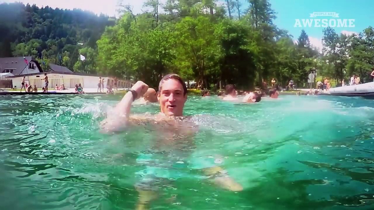 Extreme Russian Swing Flips into a Lake! People Are Awesome