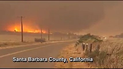 Une tornade de feu durant un incendie en Californie