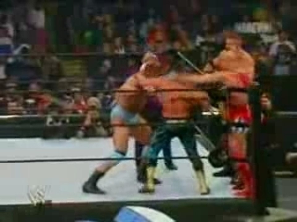 Survivor Series 2004 - Eddie Guerrero, Rvd, John Cena & Big