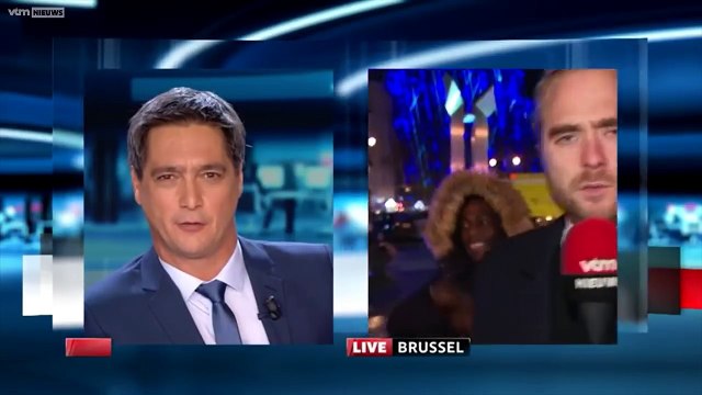 Un reporter se fait agresser en direct