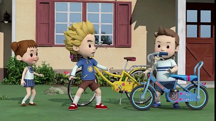 #Çizgifilm #RobocarPoli Trafik Kuralları. Güvenli bisiklete binme. #Türkçedublaj. Animasyon filmi