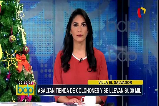 Villa el Salvador: asaltan tienda de colchones y se llevan 30 mil soles