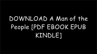 DOWNLOAD A Man of the People By Chinua Achebe [PDF EBOOK EPUB KINDLE]