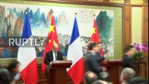 France says China should push North Korea to abandon nuclear weapons