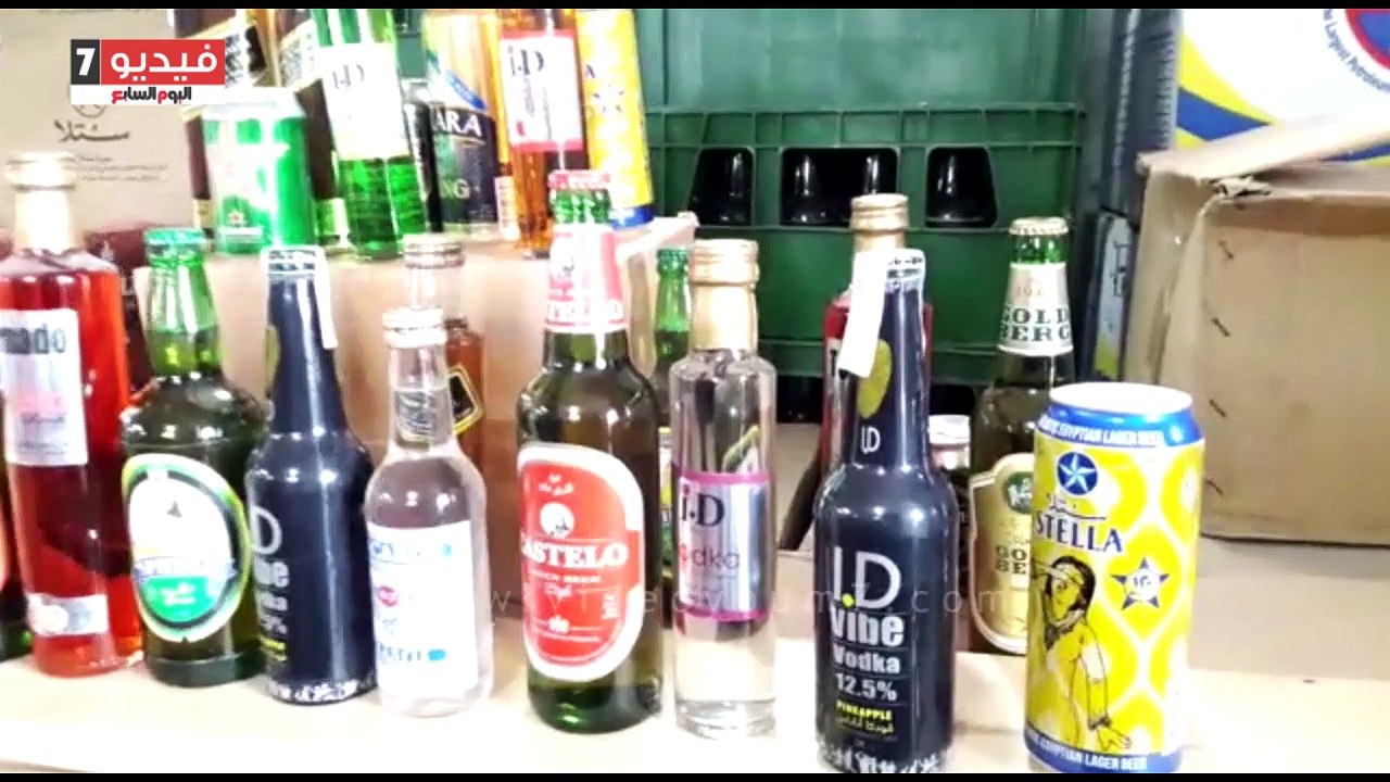 ضبط 4478 زجاجة خمور مغشوشة ومنتهية الصلاحية في...