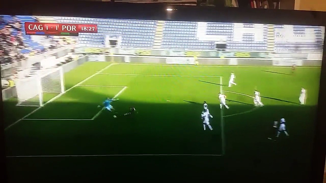 Dessena Goal - Cagliari vs  Pordenone  1-1  COPPA ITALIA  28.11.2017 (HD)