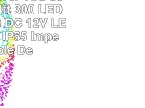 Timewanderer Tira de Luz 5M164ft 300 LEDs 3528 SMD DC 12V LED Flexible IP65 Impermeable