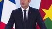 Emmanuel Macron demande la route au Burkina Faso