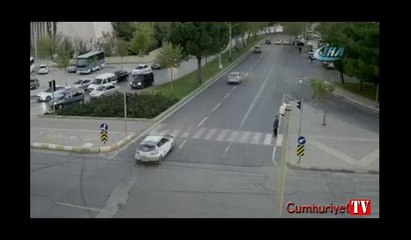 Trafik kazaları MOBESE kamerasında