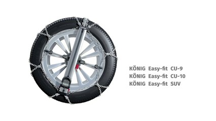 Цепи на колёса Easy-fit_König