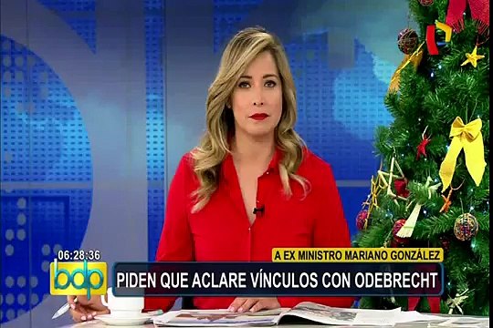 Piden que ex ministro Mariano González aclare vínculos con Odebrecht