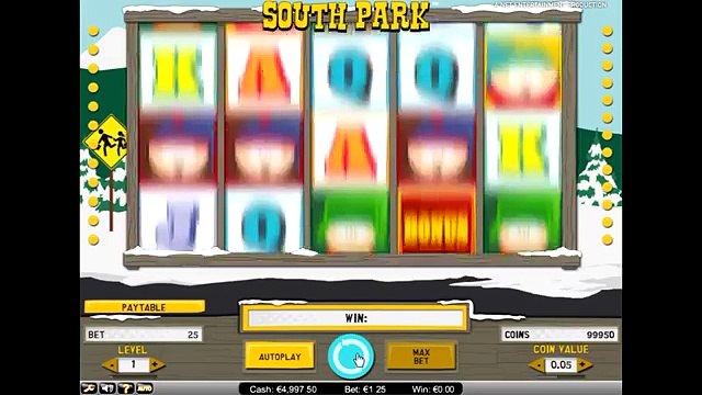 Обзор игрового аппарата Саус Парк (south park)- правила и характеристики