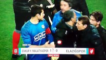 Yeni Malatyaspor:1 0:Elazığspor & Maç sonu saha karıştı