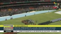 Realizan ceremonia de investidura de Kenyatta como presidente de Kenia