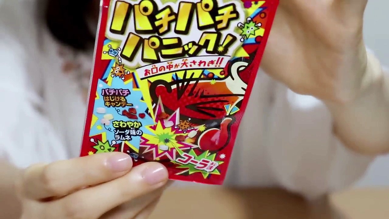 [Japanese ASMR] Popping candy パチパチキャンディーを食べる音